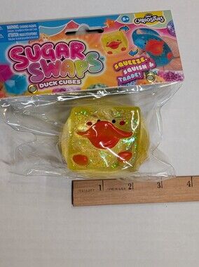 Sugar Swaps Yellow Duck Cube Squishy